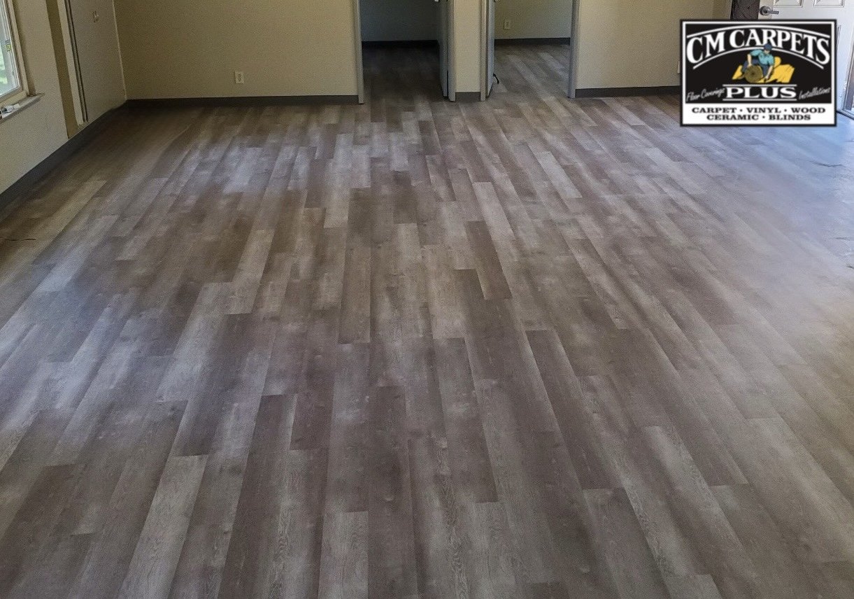 In-Stock Glue Down Planks from CM Floor Covering Inc
